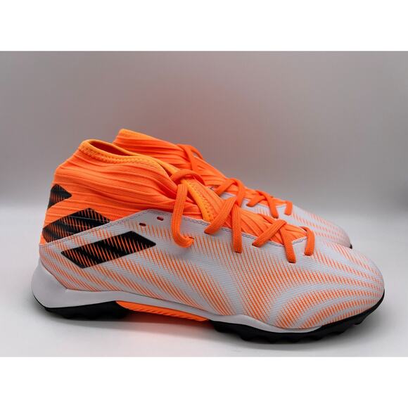 adidas Nemeziz.3 TF Tension Tape Screaming Orange Soccer FW7345 Size 8.5 NIB - Picture 1 of 12